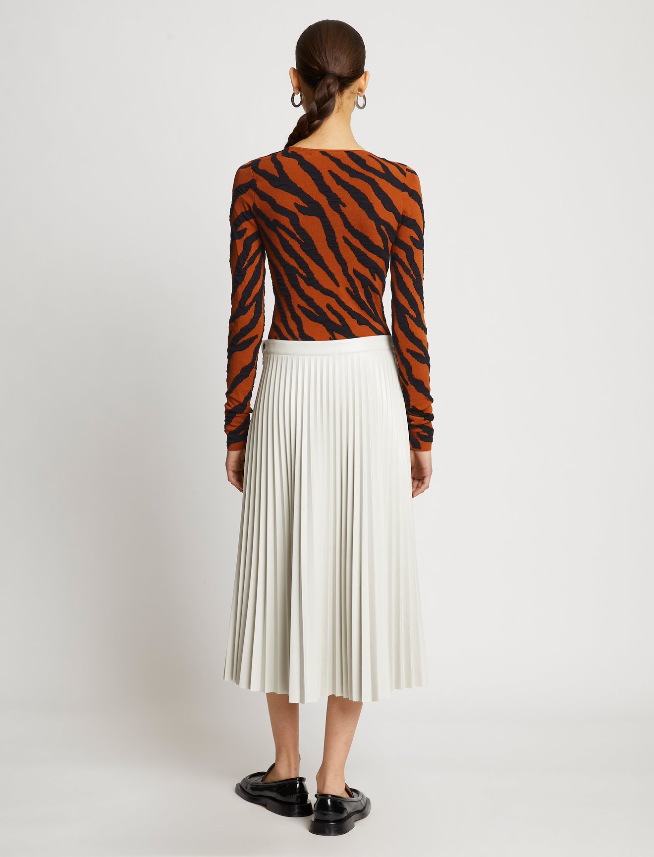 Zebra Stripe Knit Top #3