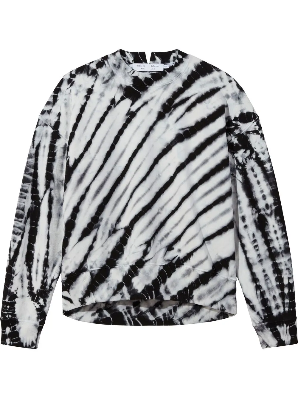 

Proenza Schouler White Label sudadera con estampado tie-dye - Negro