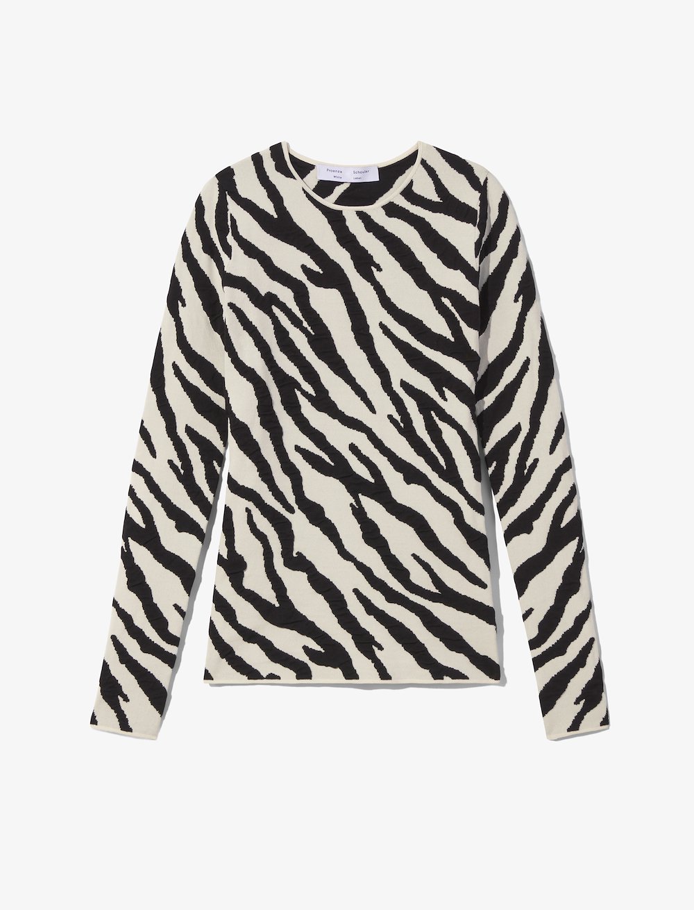 Zebra Stripe Knit Top