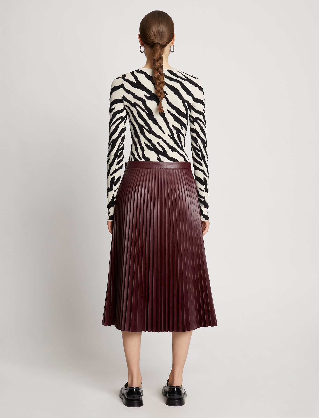 Zebra Stripe Knit Top #3