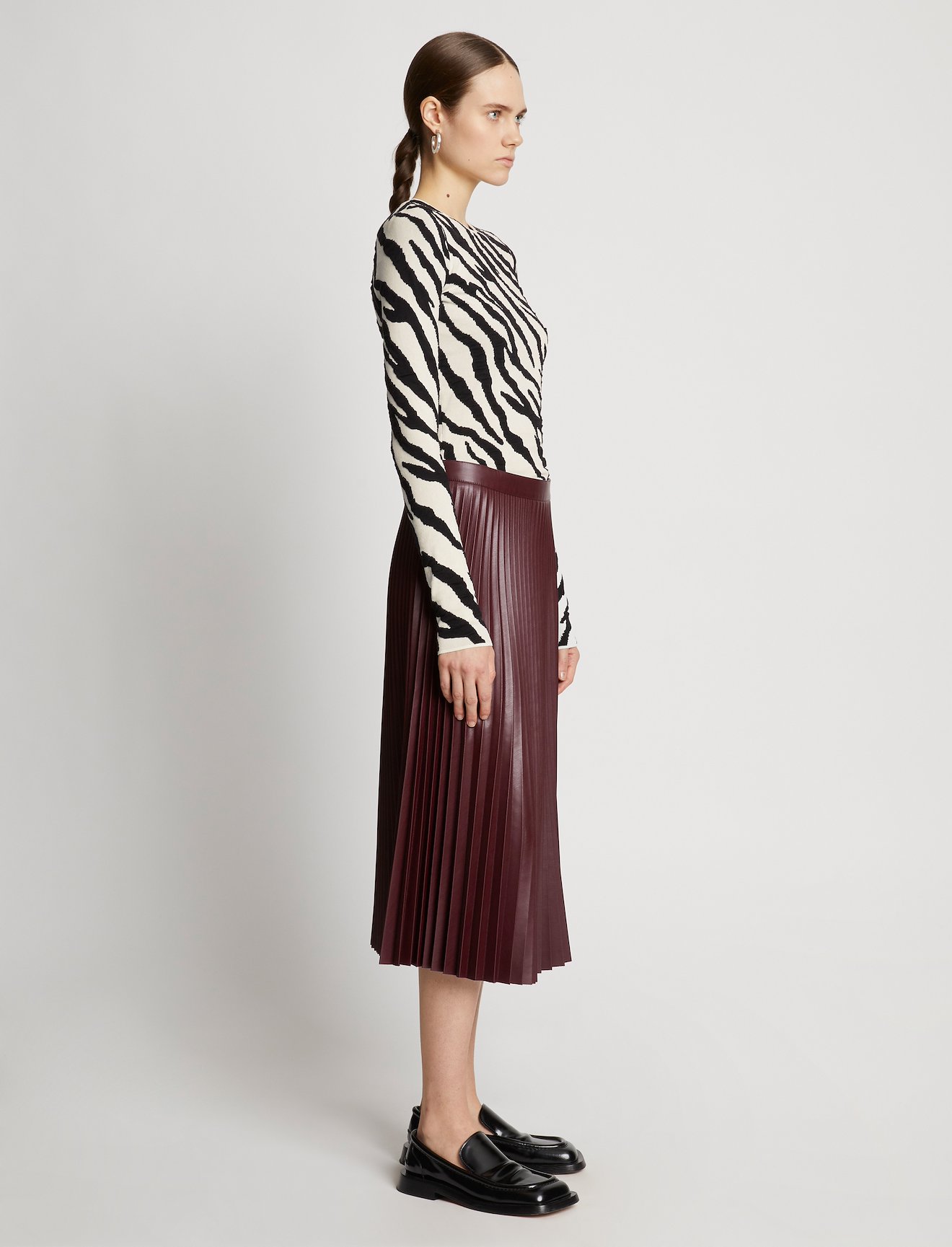 Zebra Stripe Knit Top #2