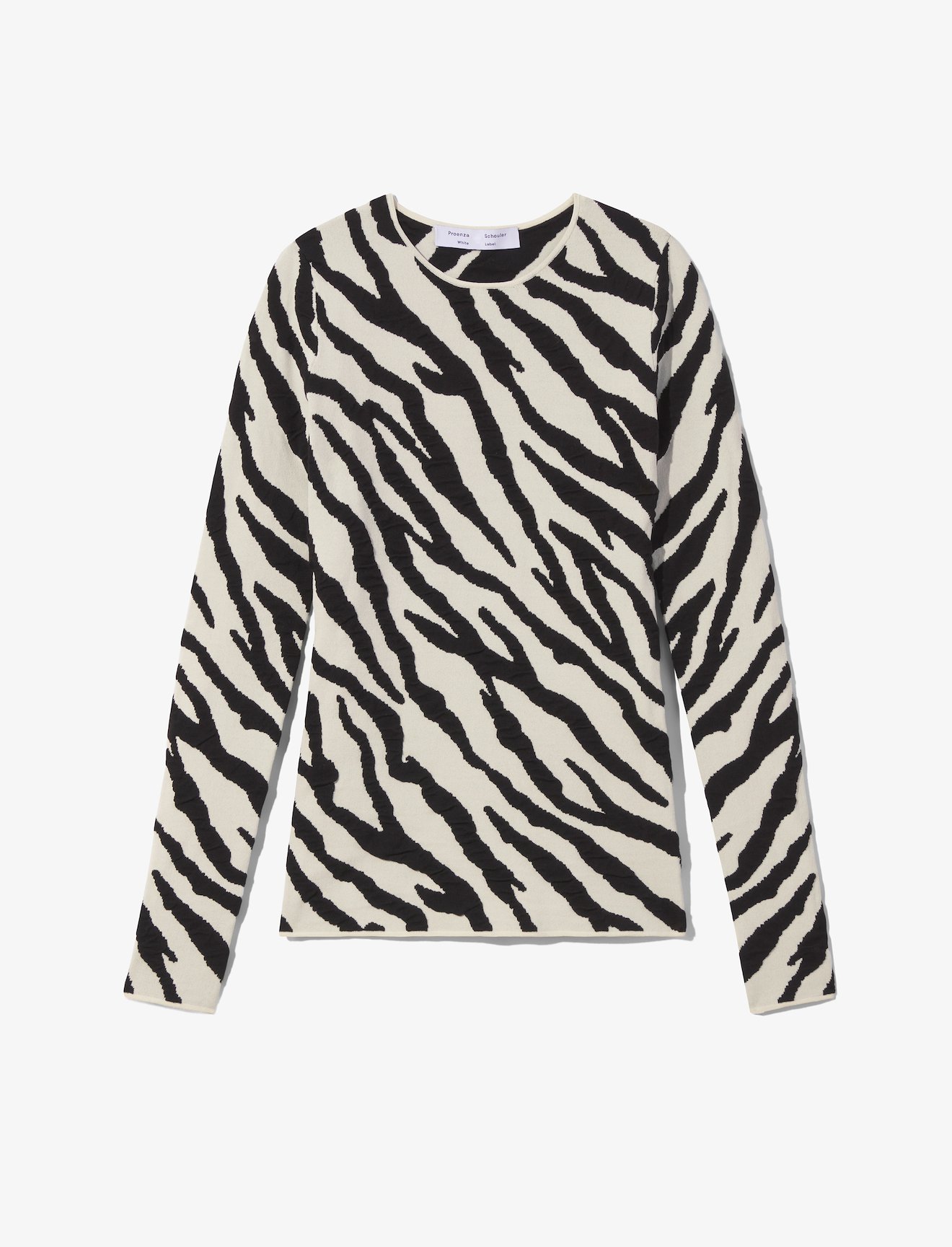 Zebra Stripe Knit Top #5