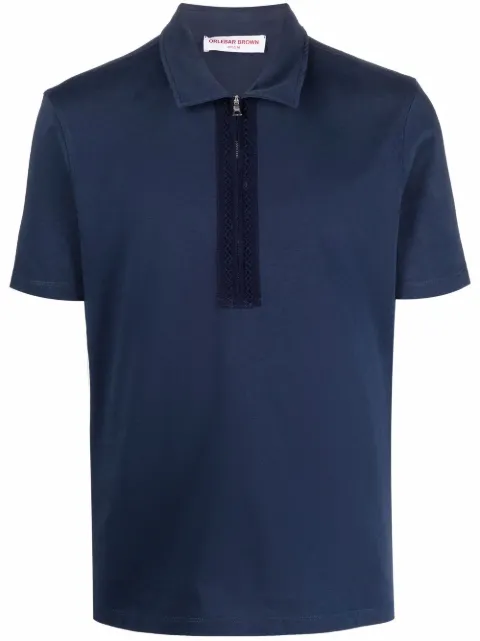Orlebar Brown Raymond crochet polo shirt