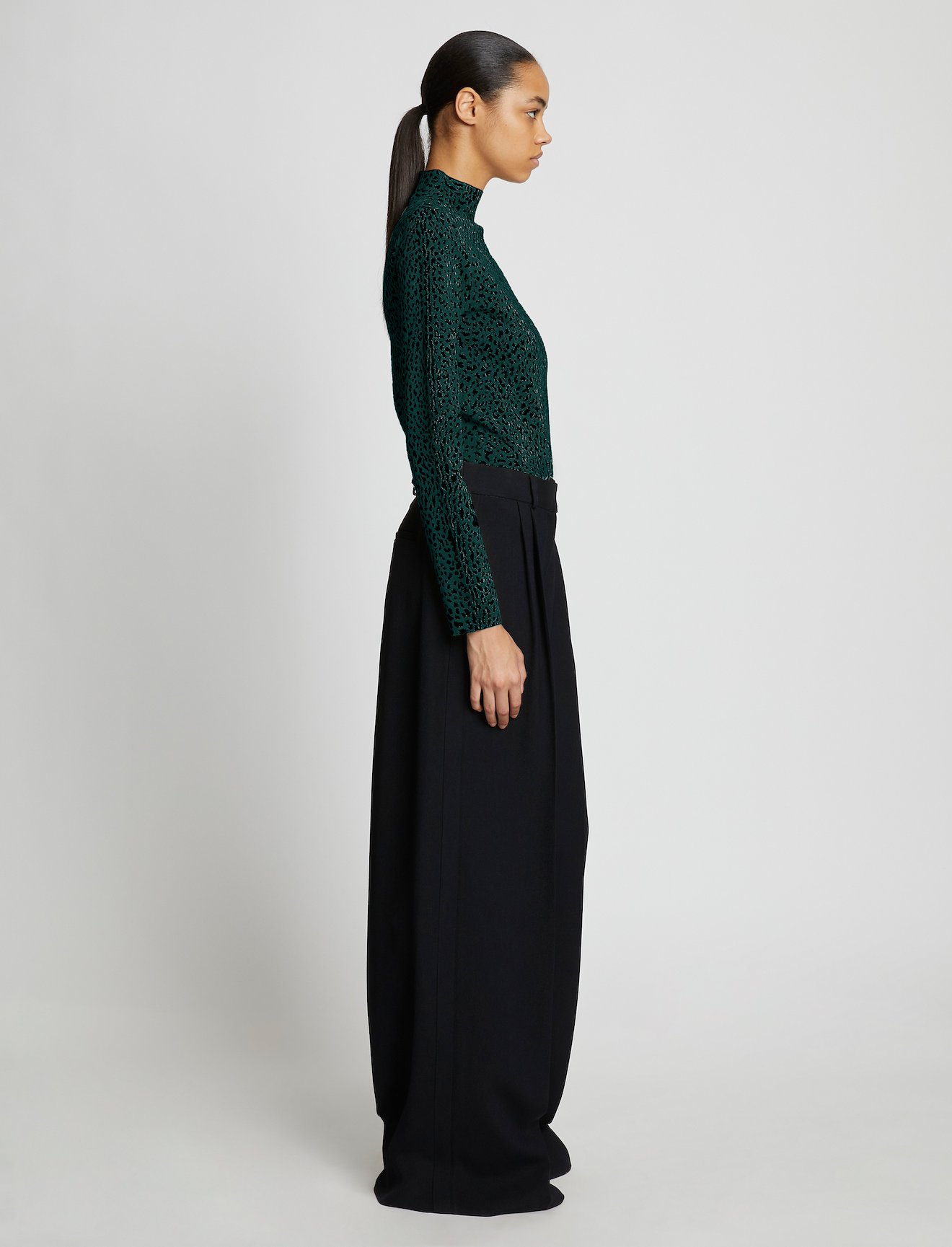 Cheetah Jacquard Turtleneck #2