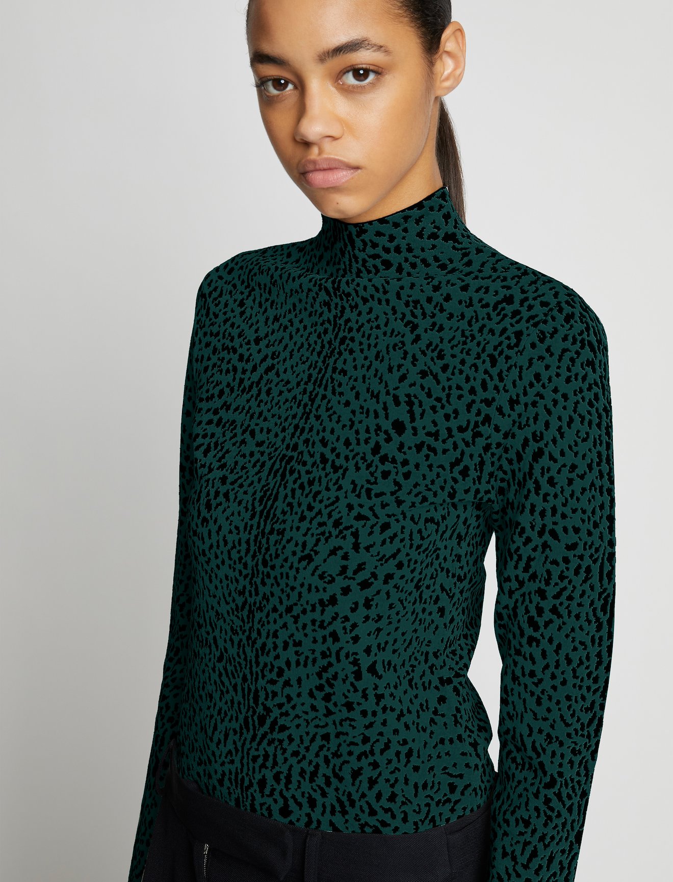 Cheetah Jacquard Turtleneck #4