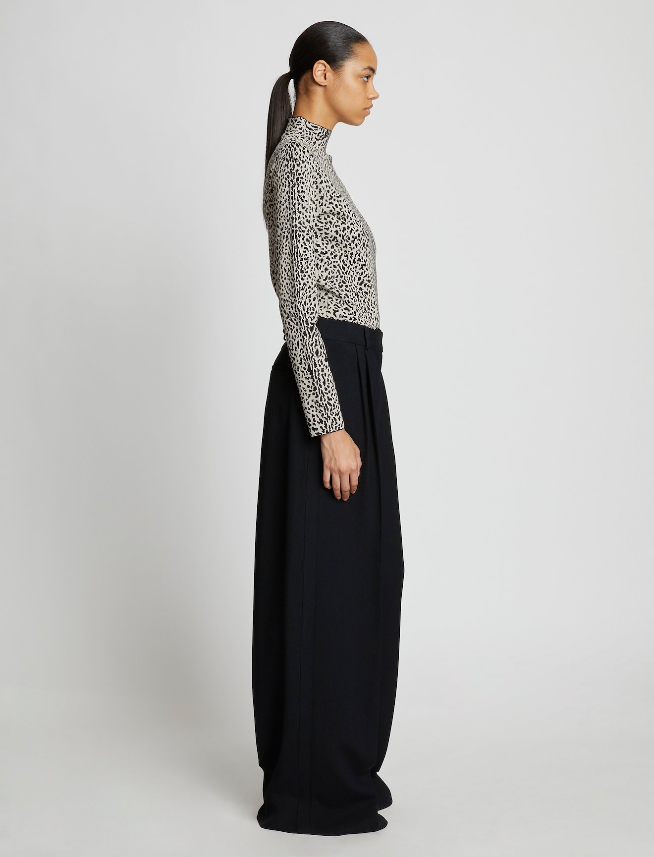 Cheetah Jacquard Turtleneck #2