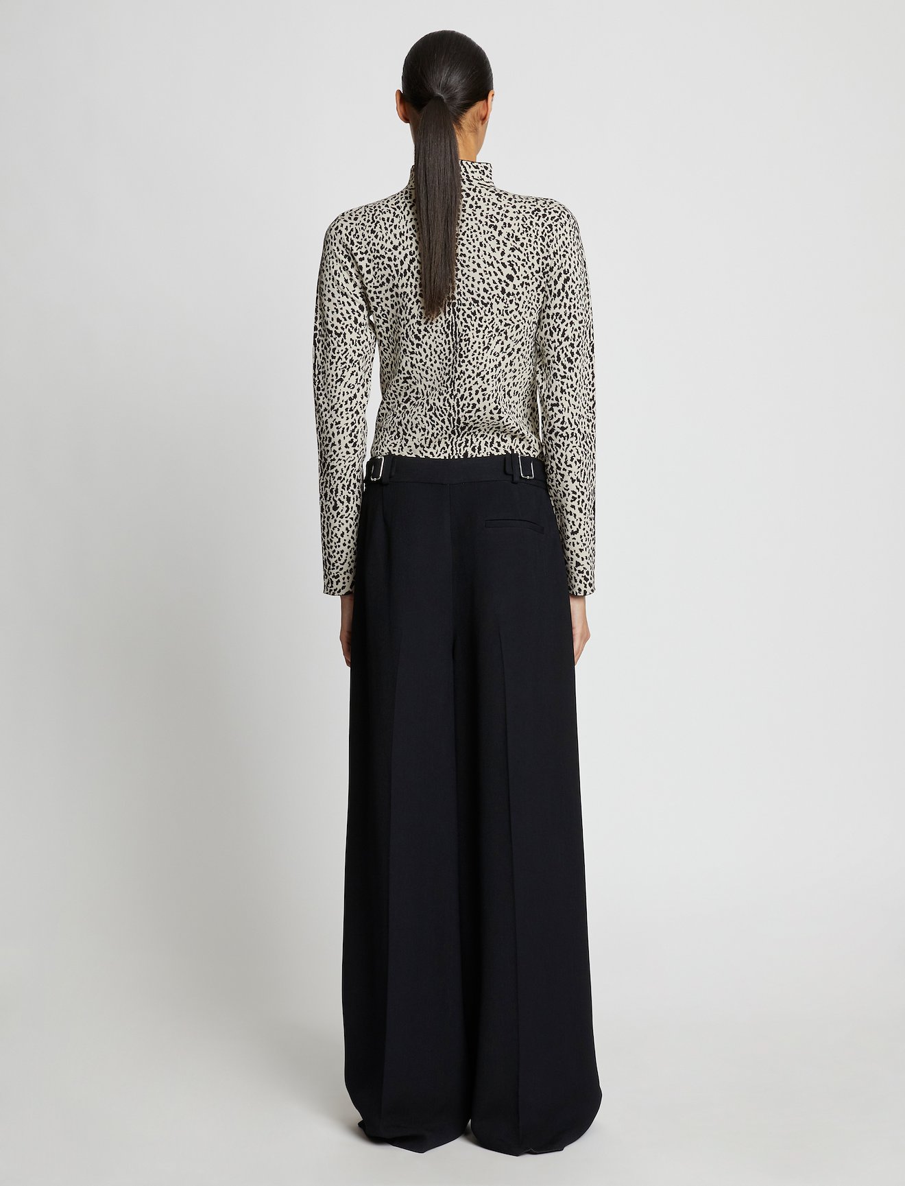 Cheetah Jacquard Turtleneck #3