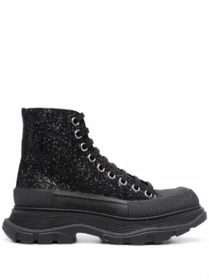 Alexander McQueen Tread Slick Boots | Black | FARFETCH