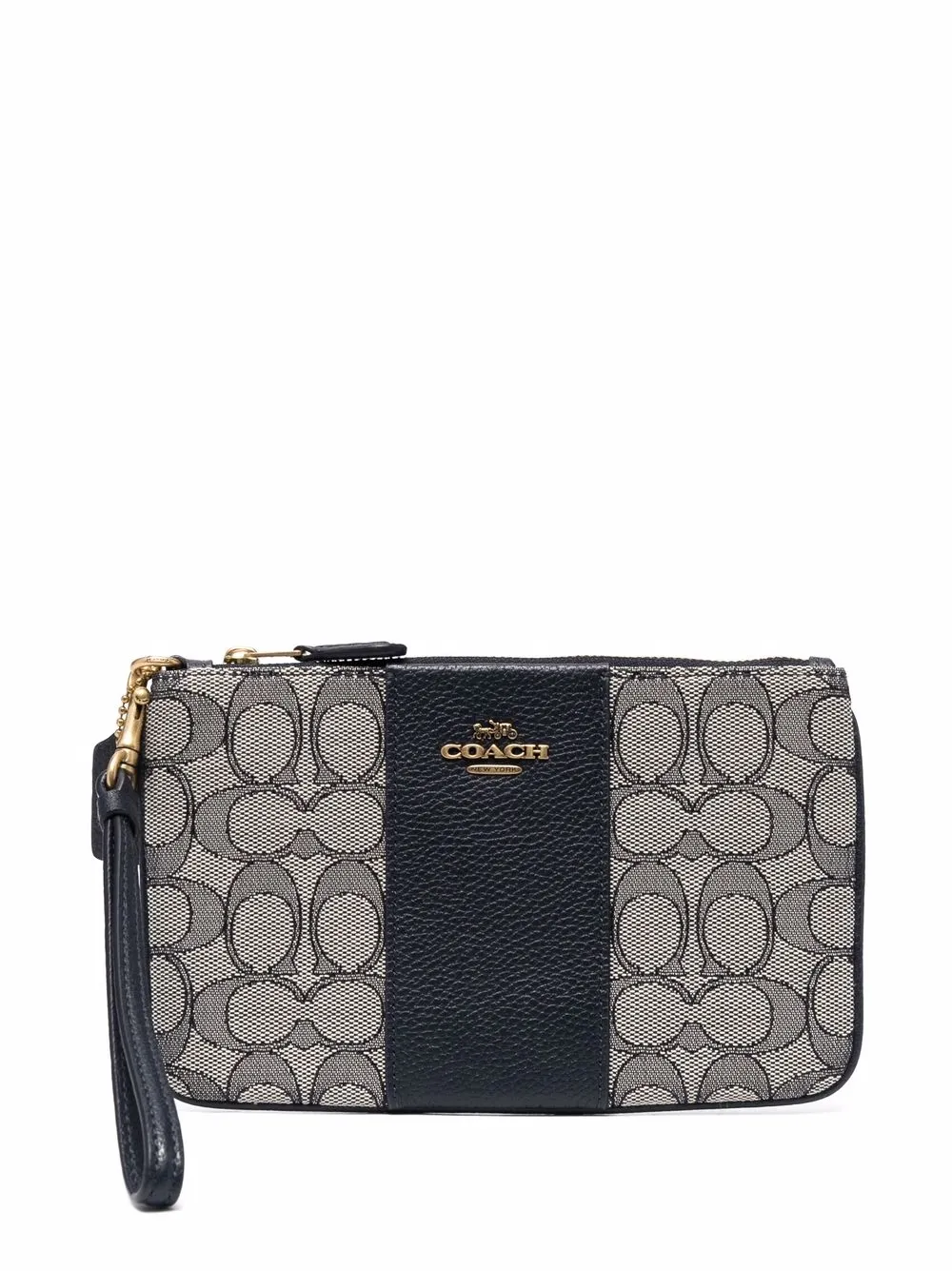 Coach маленький клатч с узором Signature