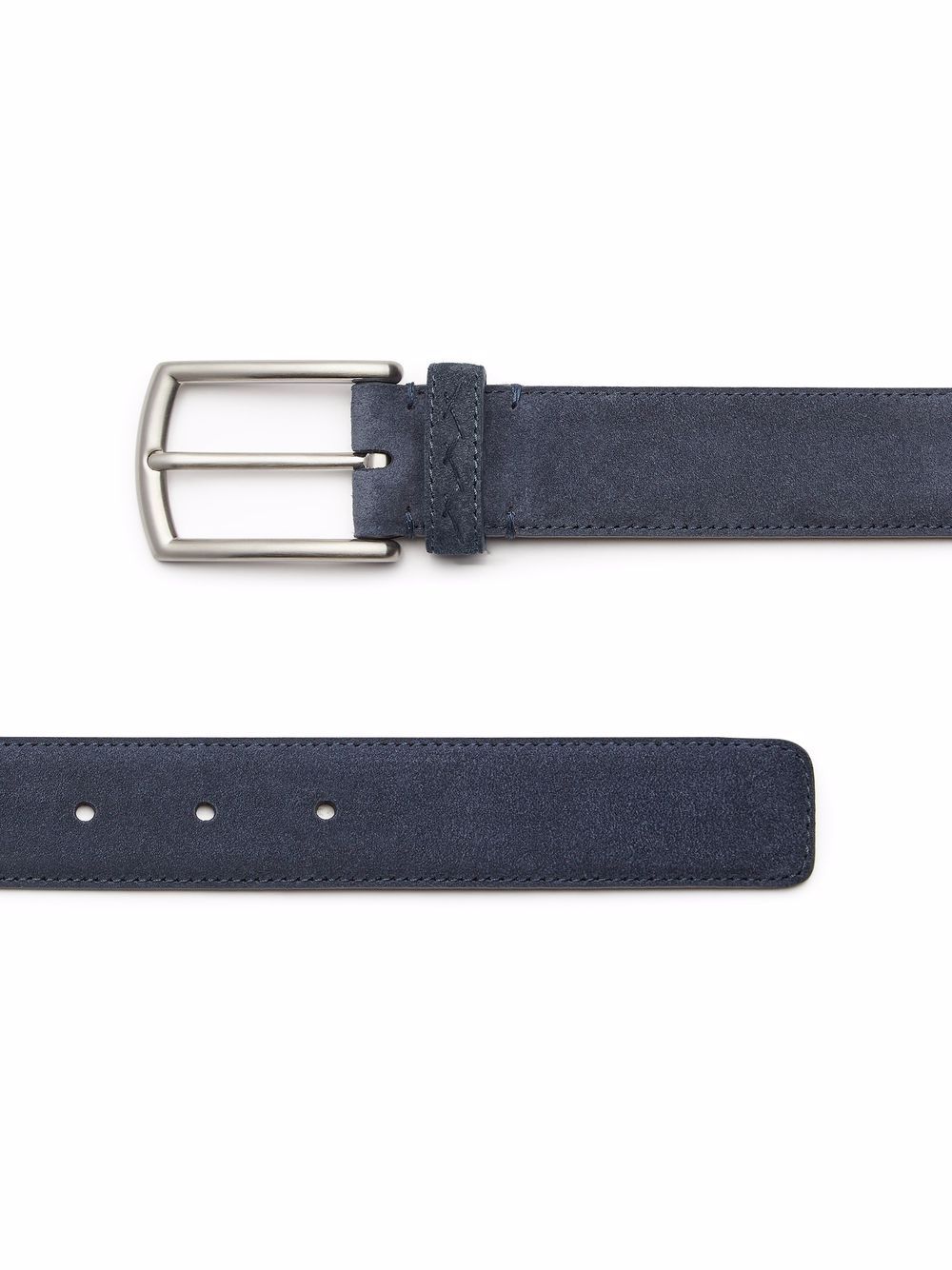 Zegna suede leather belt - Blauw