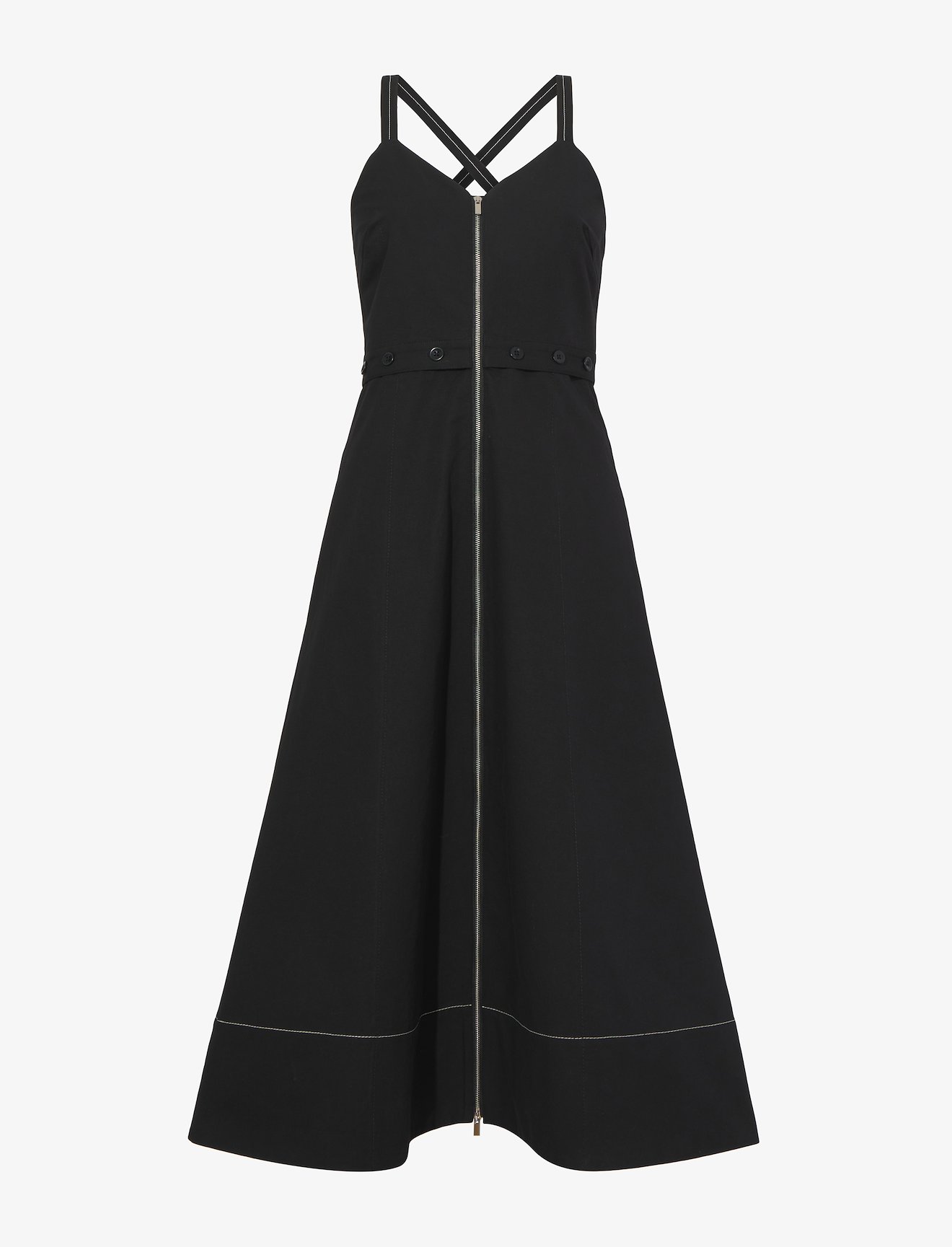 Cotton Linen Sleeveless Dress #4