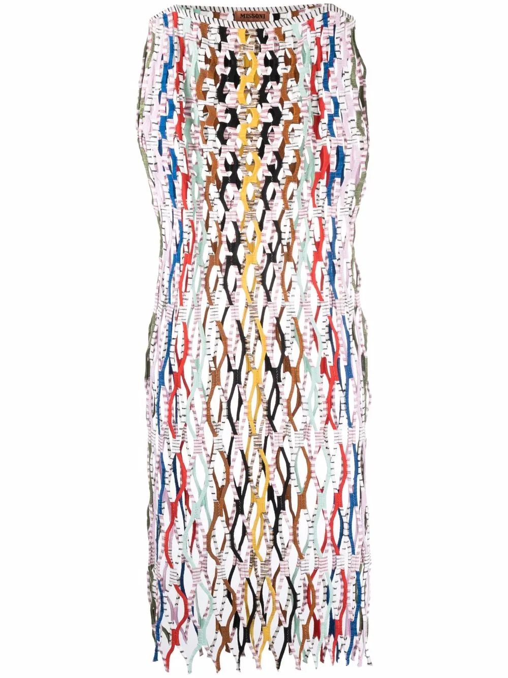 

Missoni stretch-fit beach dress - White