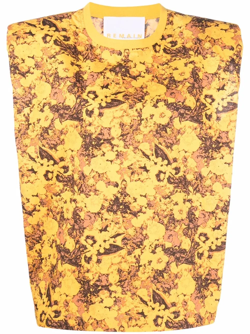 Marni floral-print sleeveless top Women