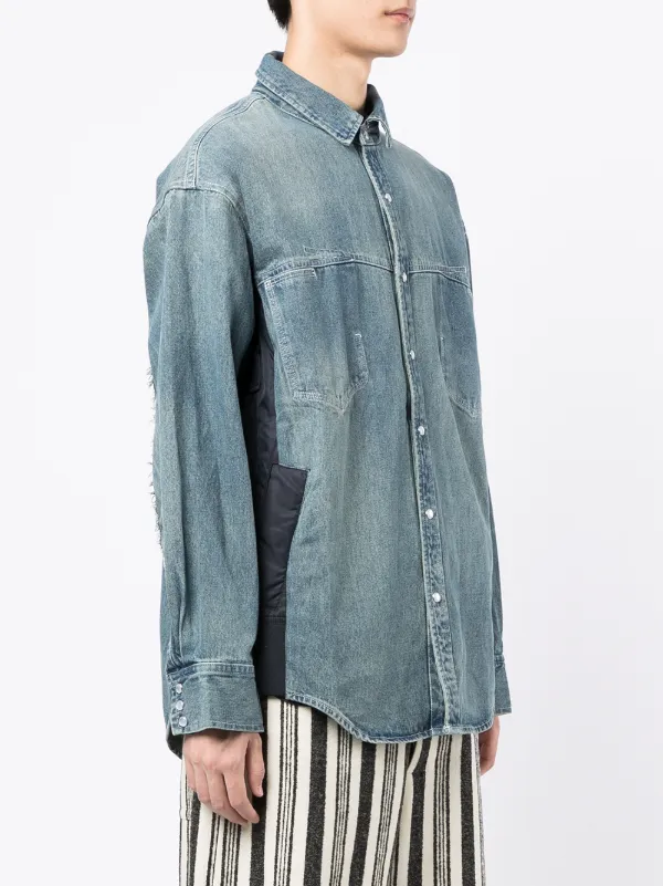 FIVE CM long-sleeve Denim Shirt - Farfetch