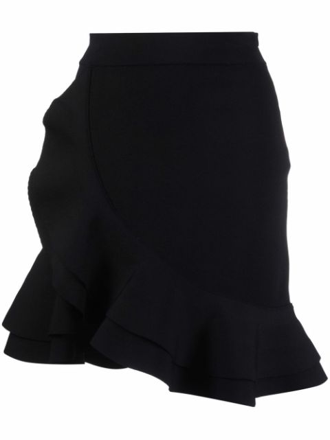 Alexander McQueen ruffled asymmetric skirt Women