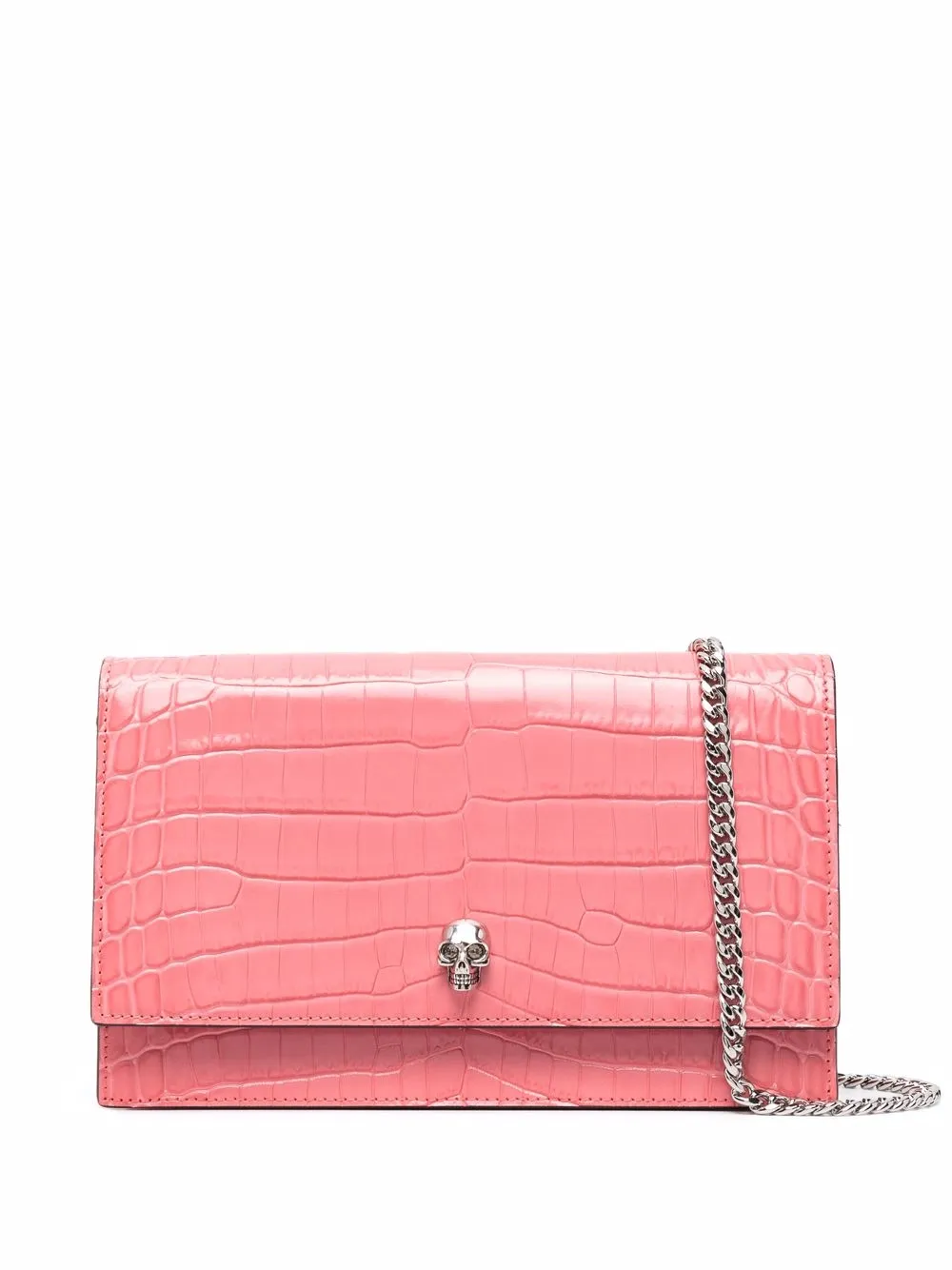 

Alexander McQueen bolsa crossbody Skull - Rosado