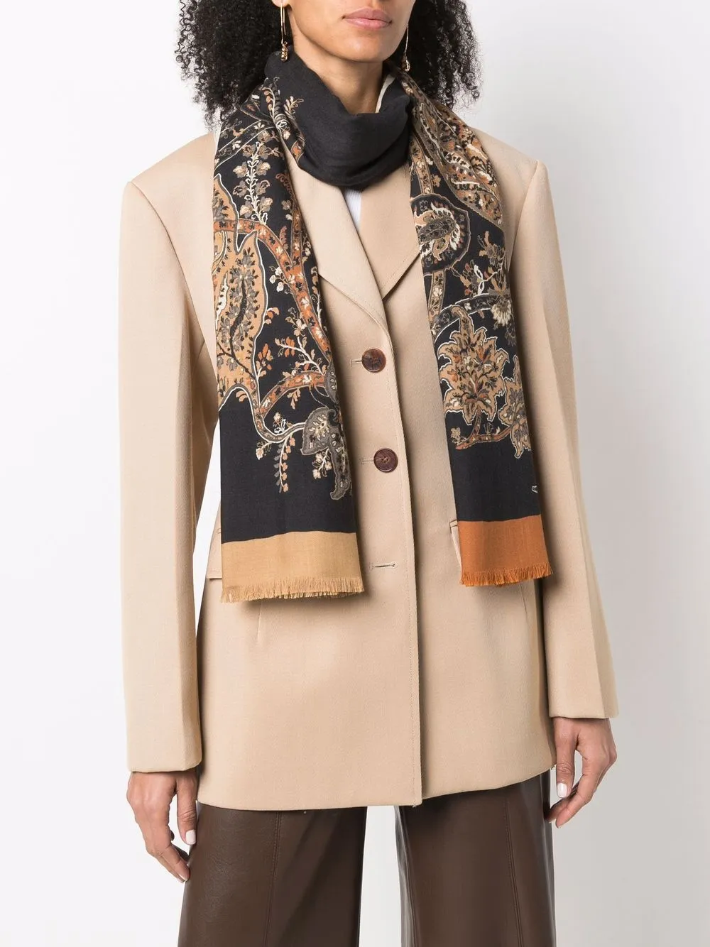 фото Etro шарф с принтом пейсли