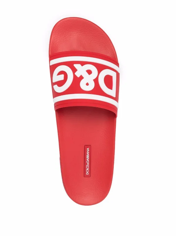 Dolce Gabbana Claquettes Logo Emboss Farfetch