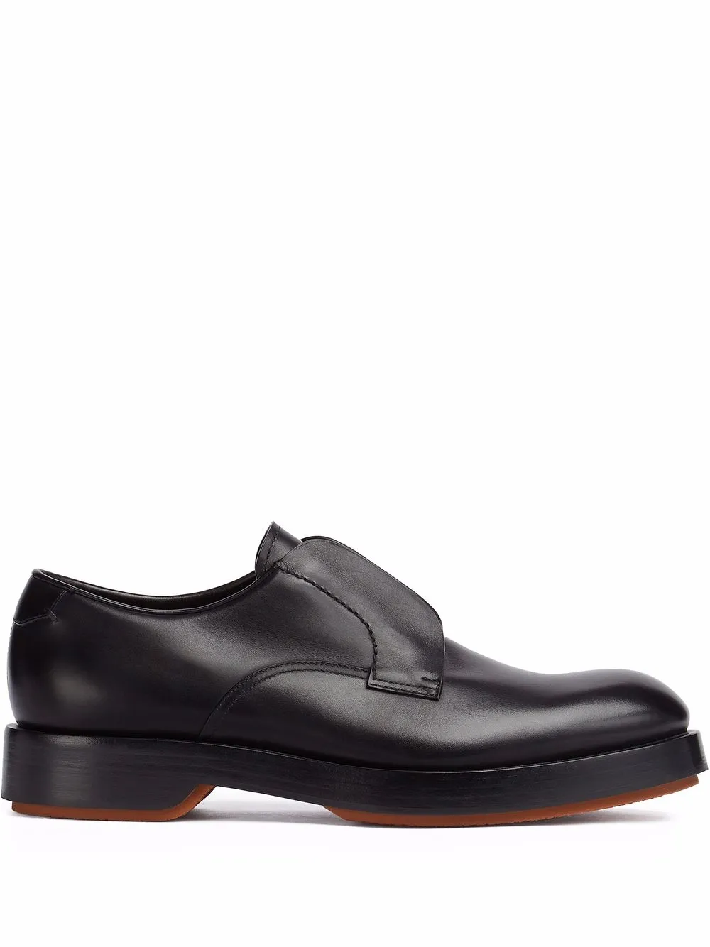 

Zegna zapatos derby pull-on - Negro