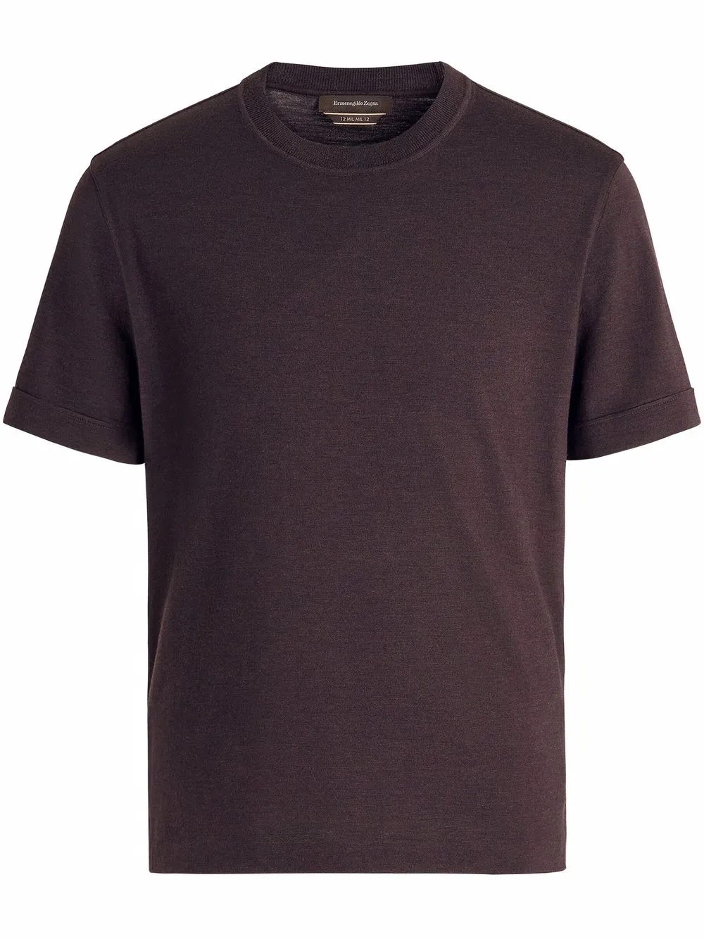 

Zegna playera tejida manga corta - Morado