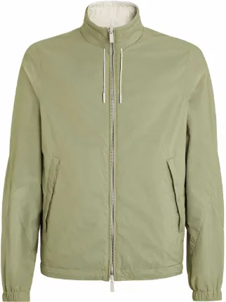 Zegna Reversible funnel-neck Jacket 