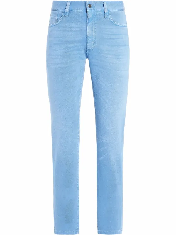 Zegna Slim straight-leg Jeans - Farfetch