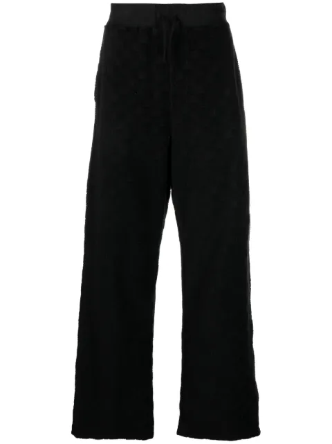 AMBUSH straight-leg jacquard track pants