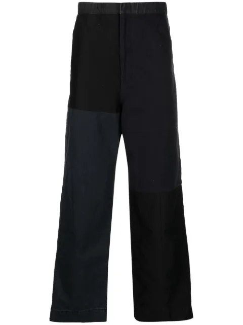 AMBUSH patchwork-design straight-leg trousers