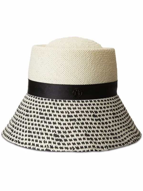 Maison Michel Laura Straw Cloche Hat 