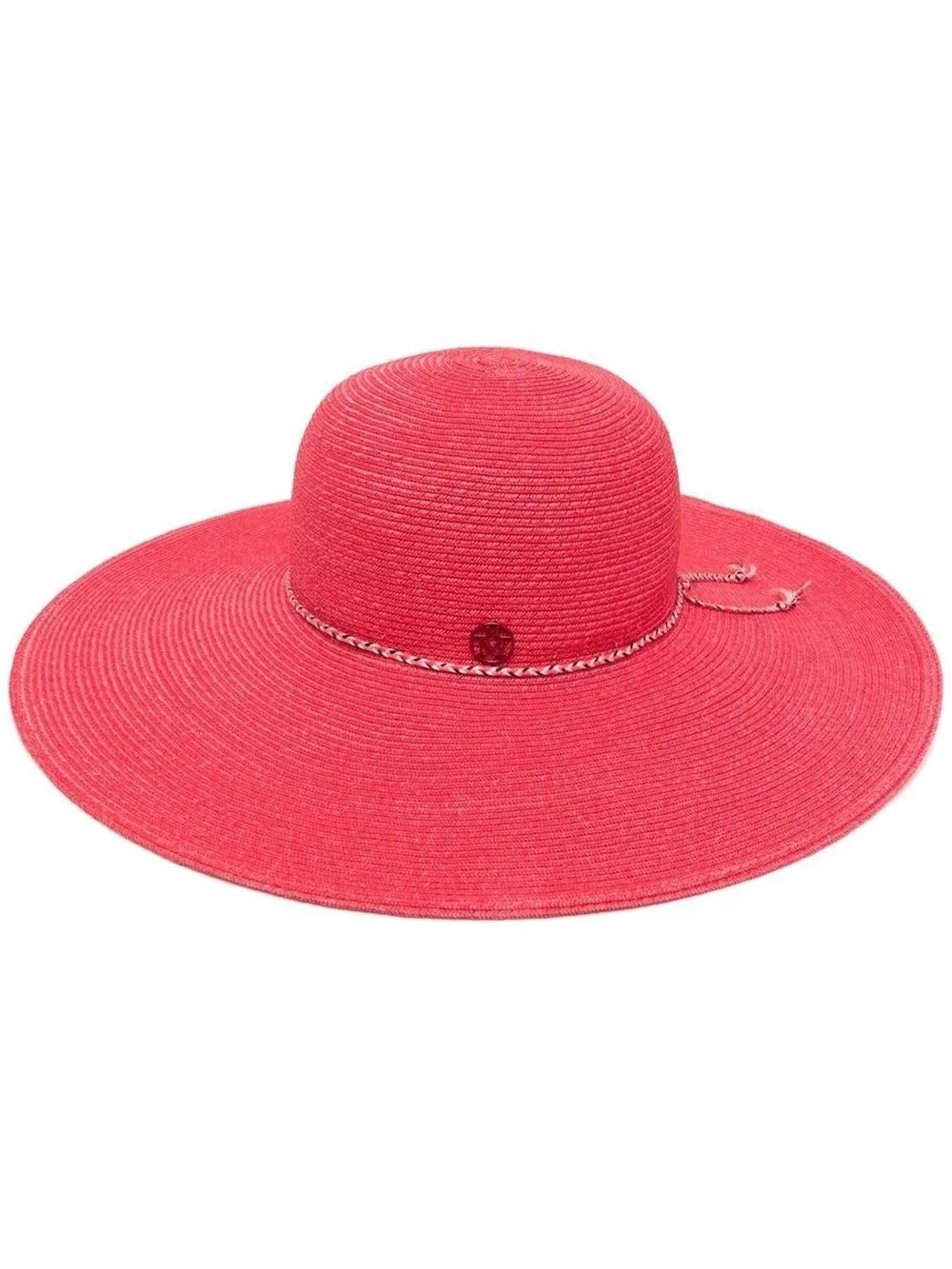 Blanche capeline straw hat | Maison 
