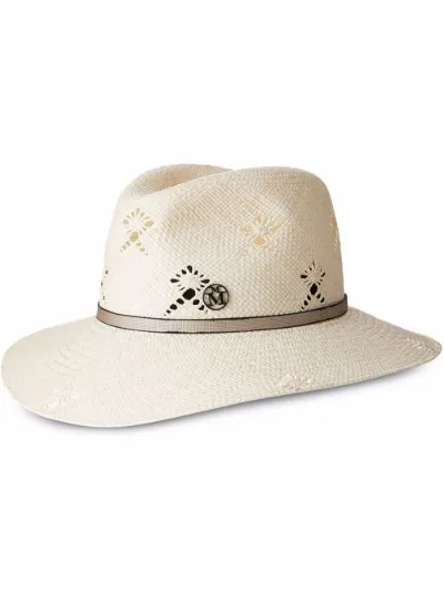 Henrietta straw fedora hat | Maison 