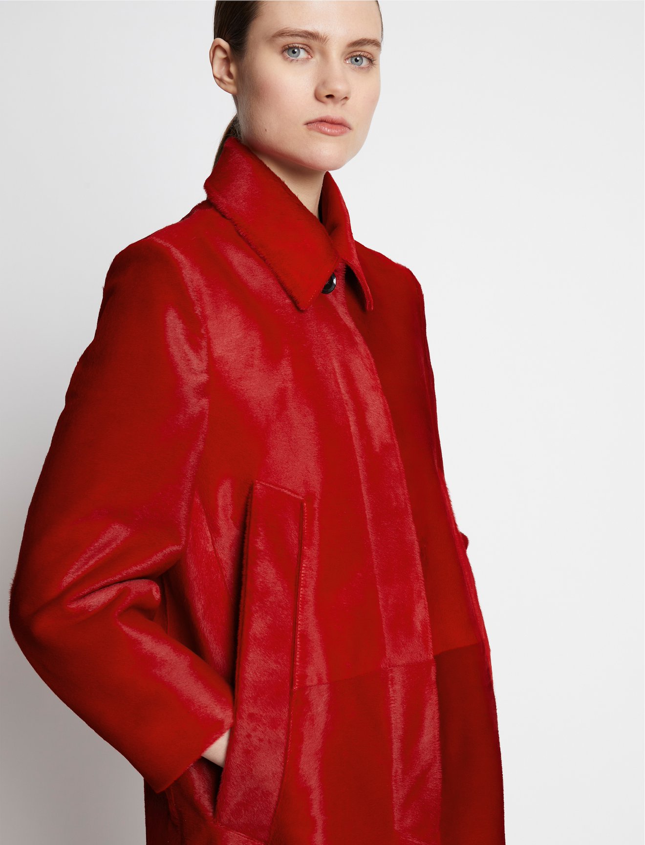 Solid Haircalf Coat #3