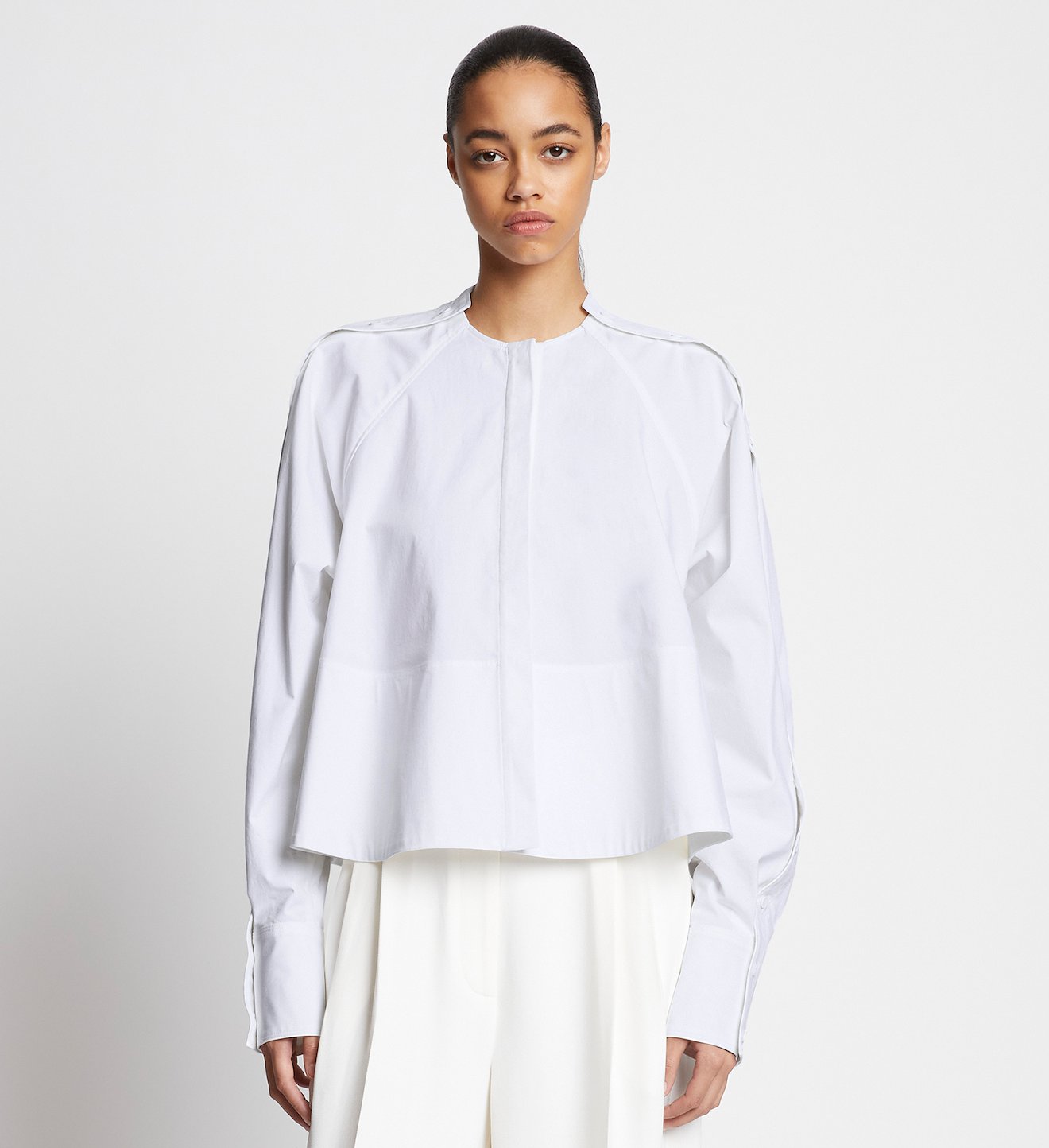 Eco Poplin Blouse