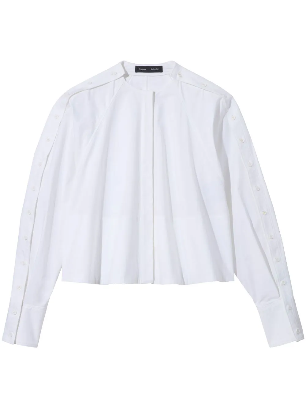 

Proenza Schouler blusa de manga con botones - Blanco