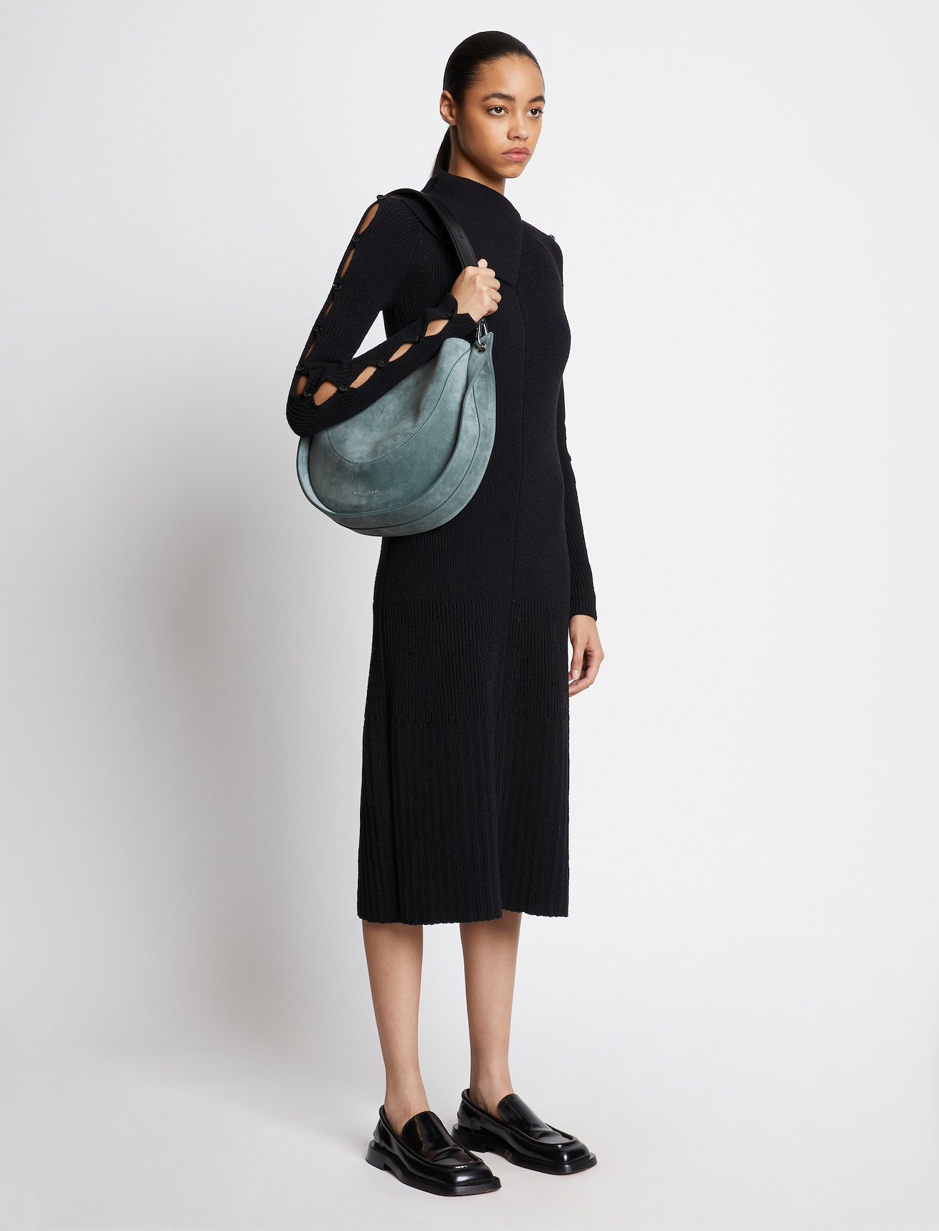 Arch Suede Shoulder Bag #2