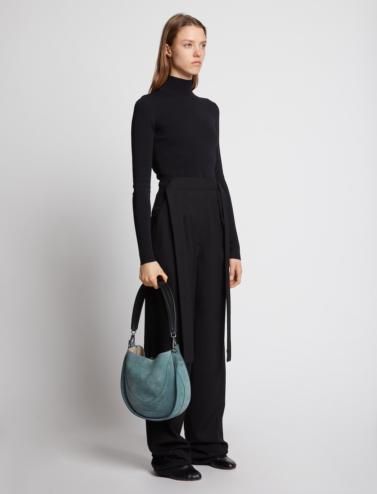 Arch Suede Shoulder Bag #2