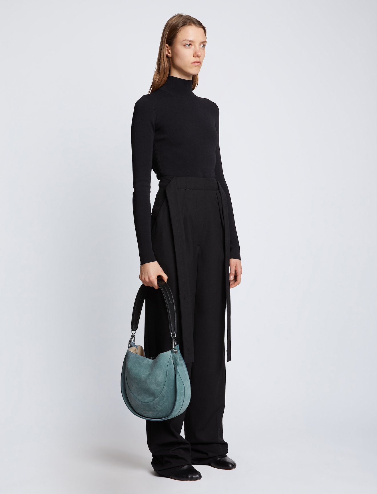 Arch Suede Shoulder Bag #2