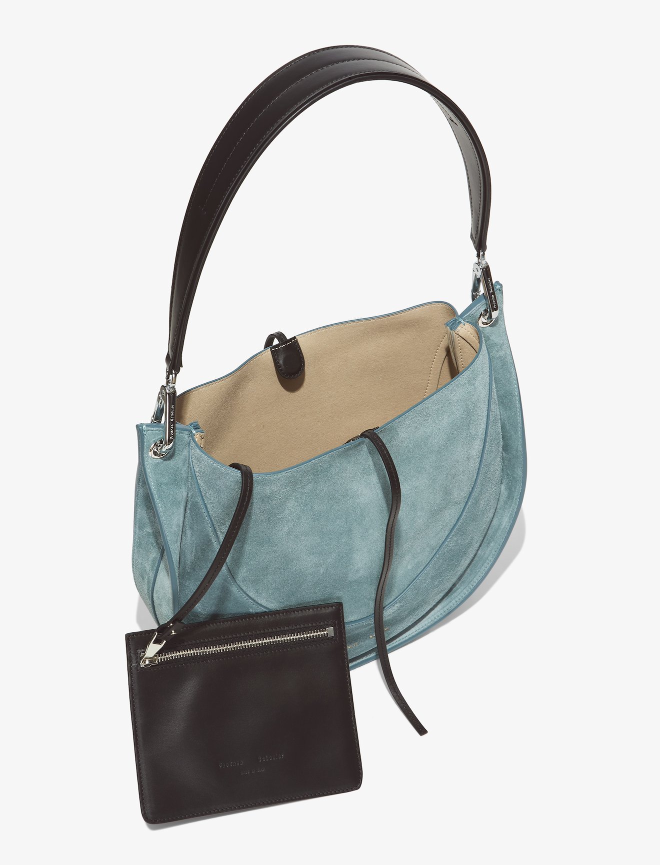 Arch Suede Shoulder Bag #4