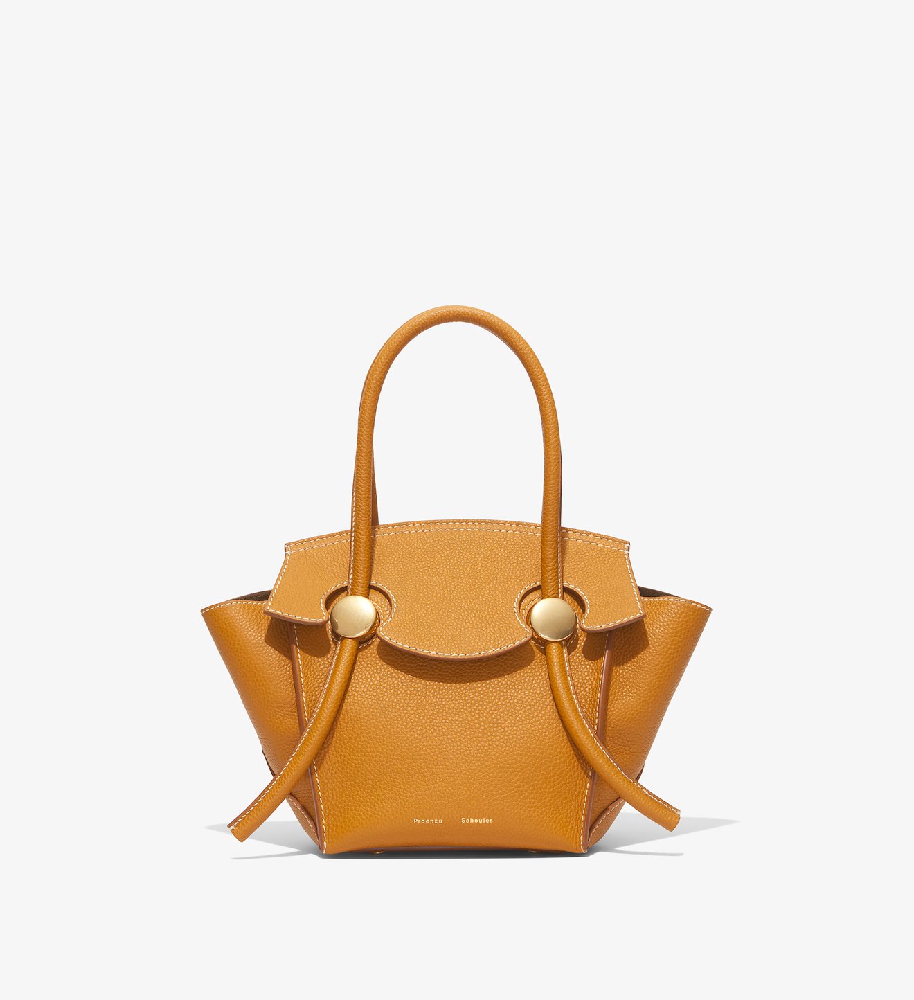 Small Grainy Leather Pipe Bag