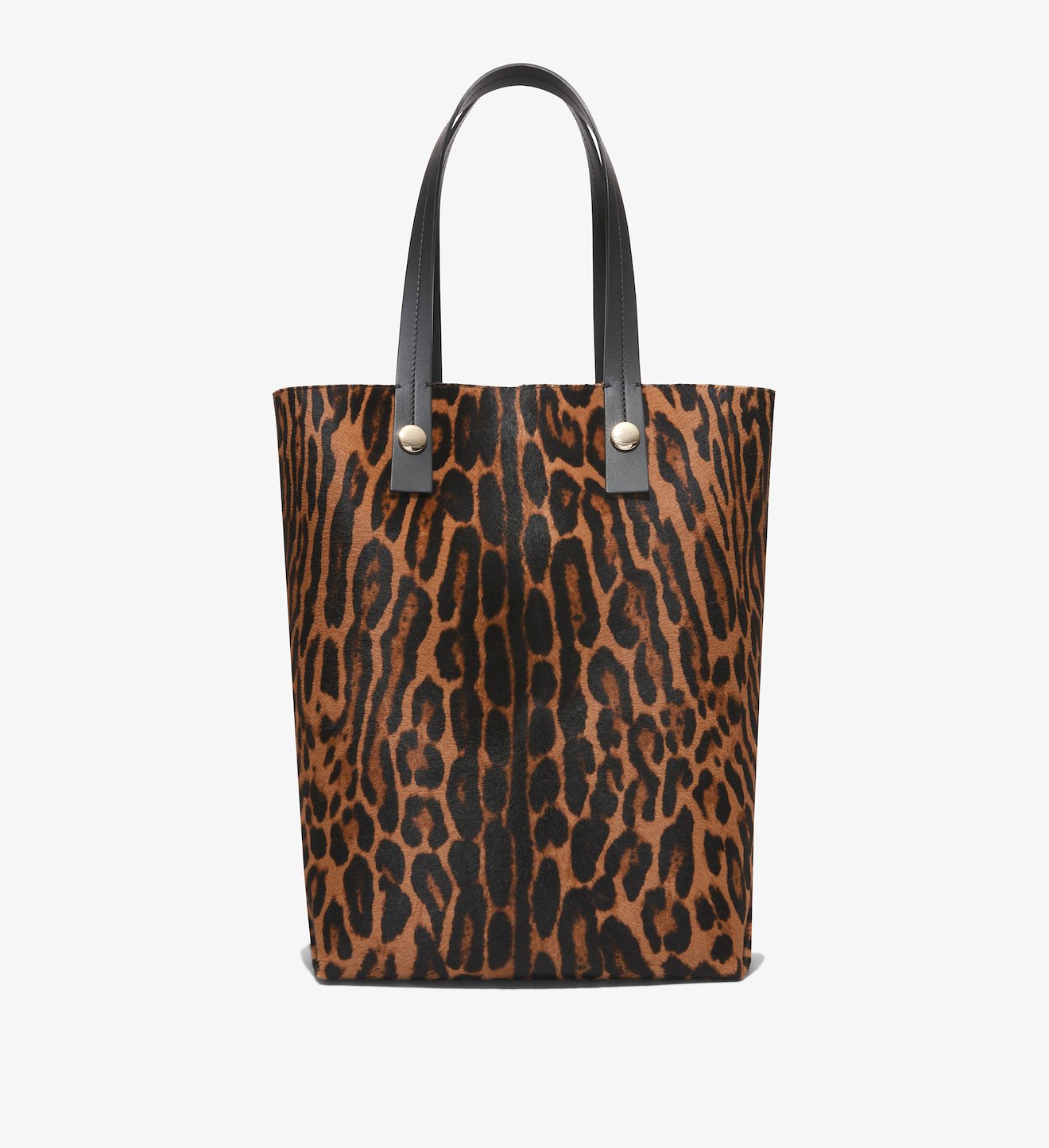 Leopard Printed Haircalf North South Tote