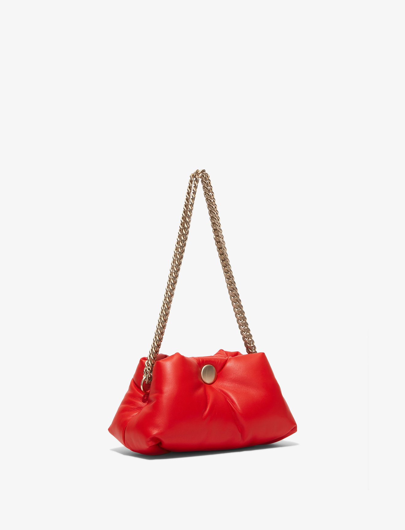 Small Puffy Chain Tobo Bag in orange | Proenza Schouler