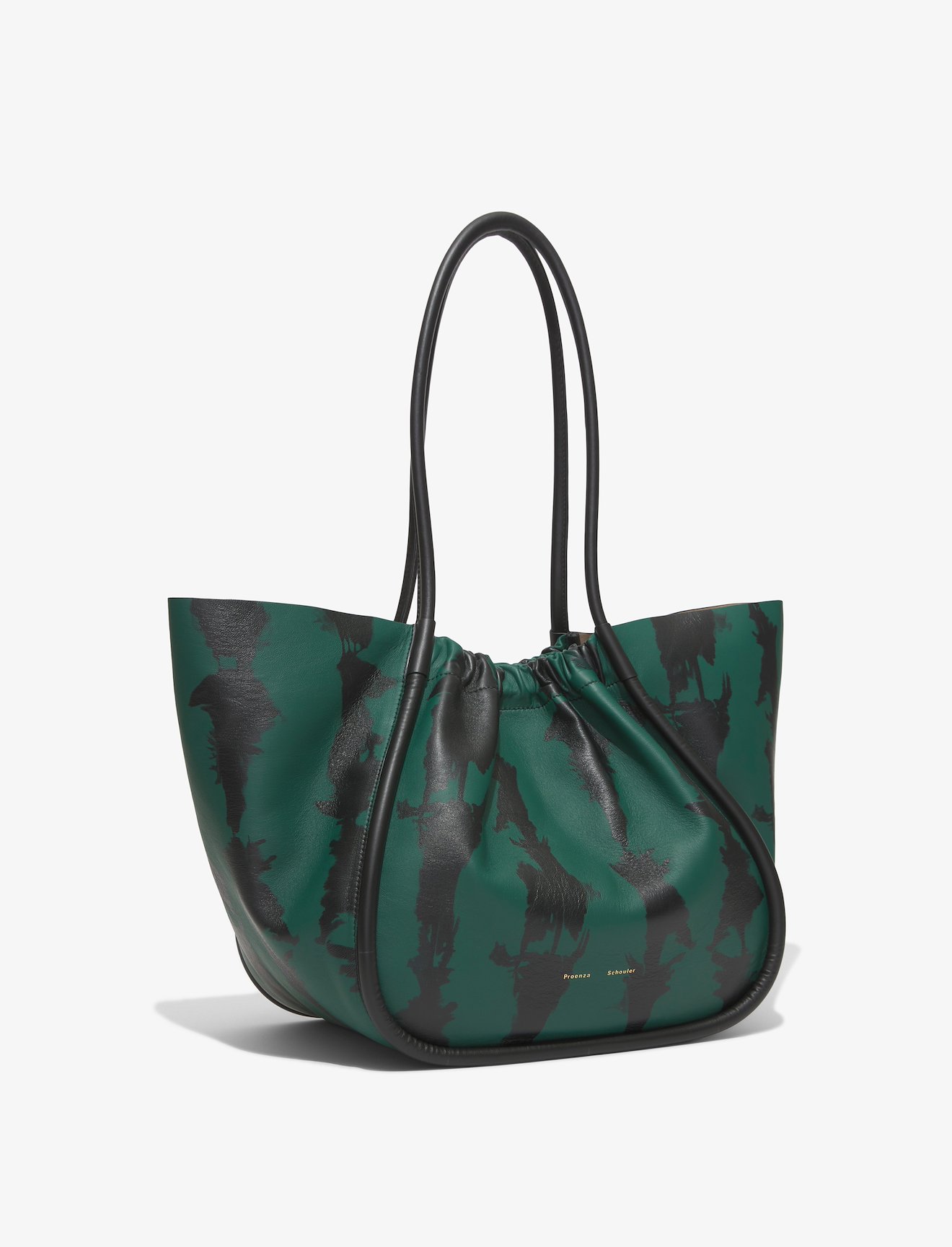 Large Tie Dye Ruched Tote #1