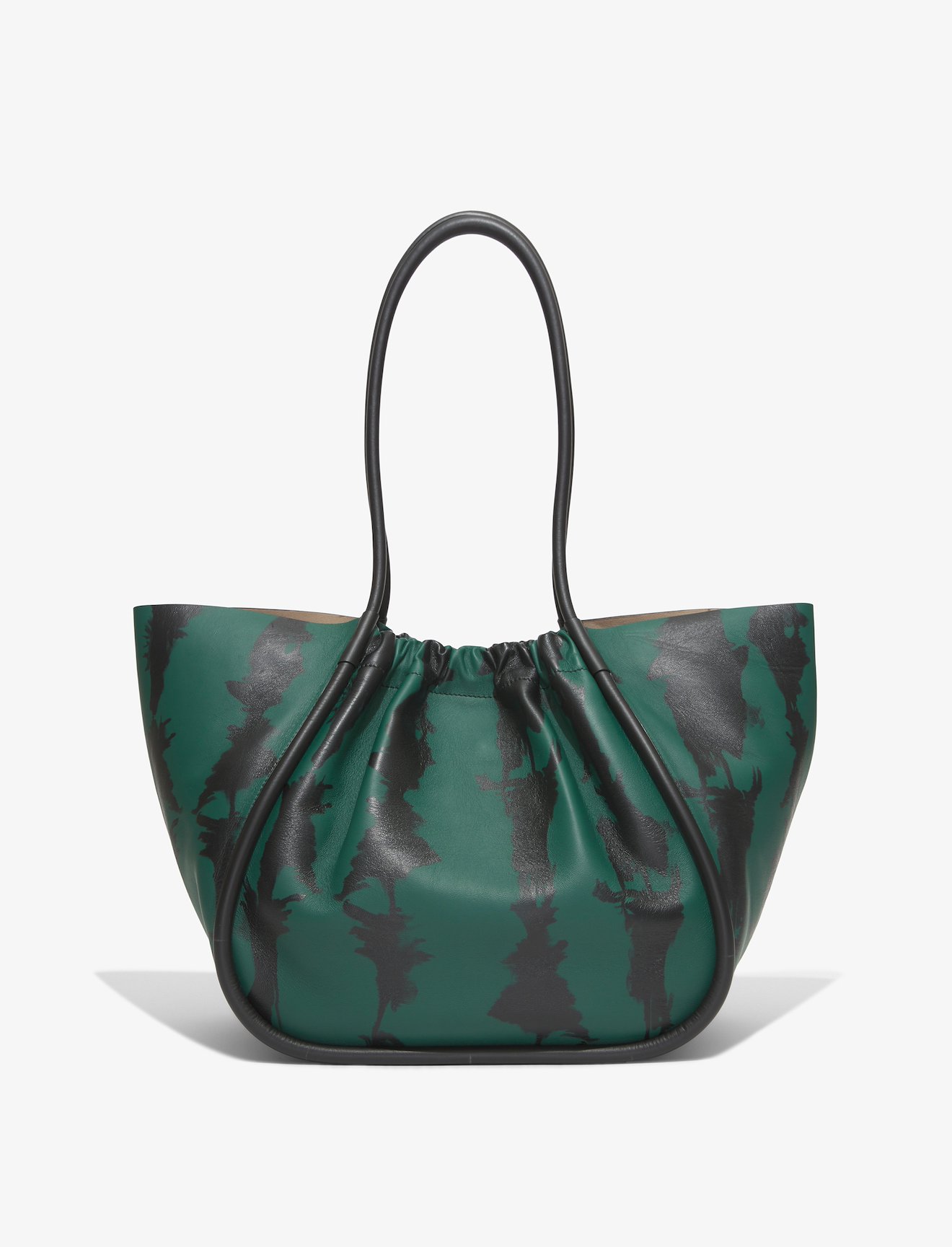 Large Tie Dye Ruched Tote #2