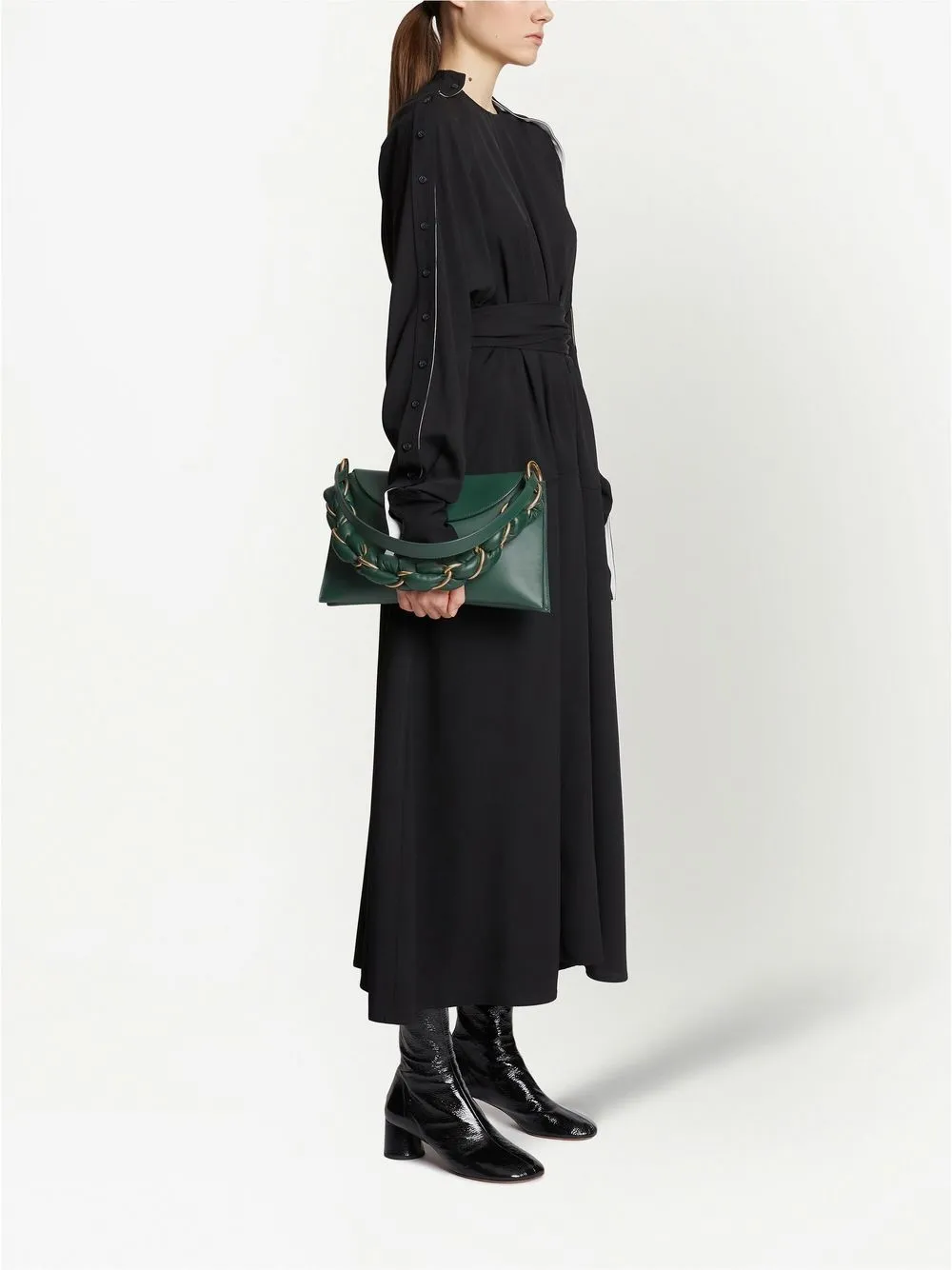 Proenza Schouler Schoudertas met kettinghengsel - Groen