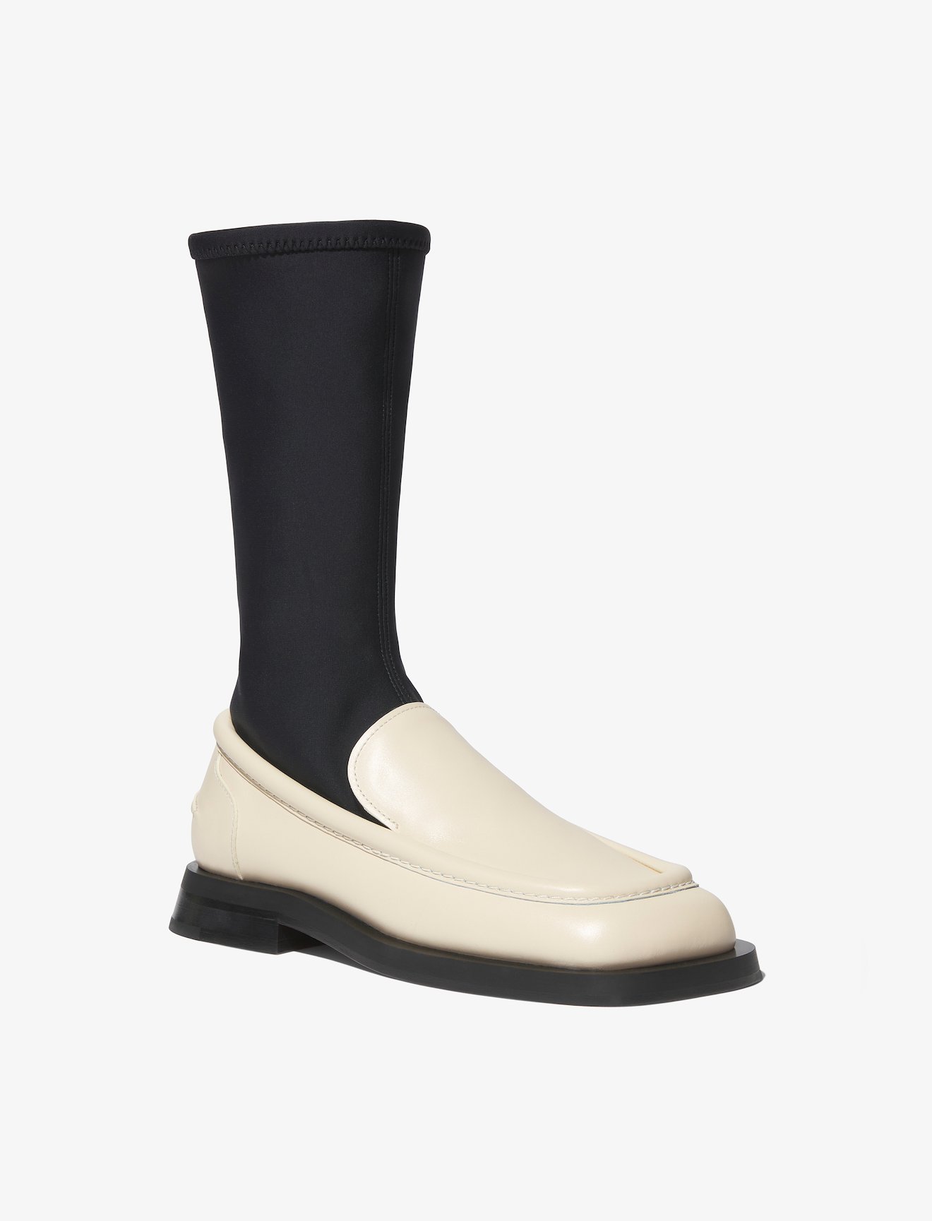 Square Loafer Stretch Boots #1