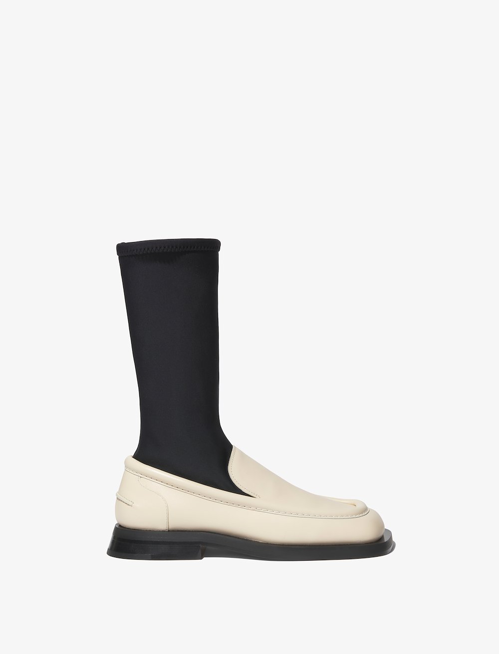 Square Loafer Stretch Boots