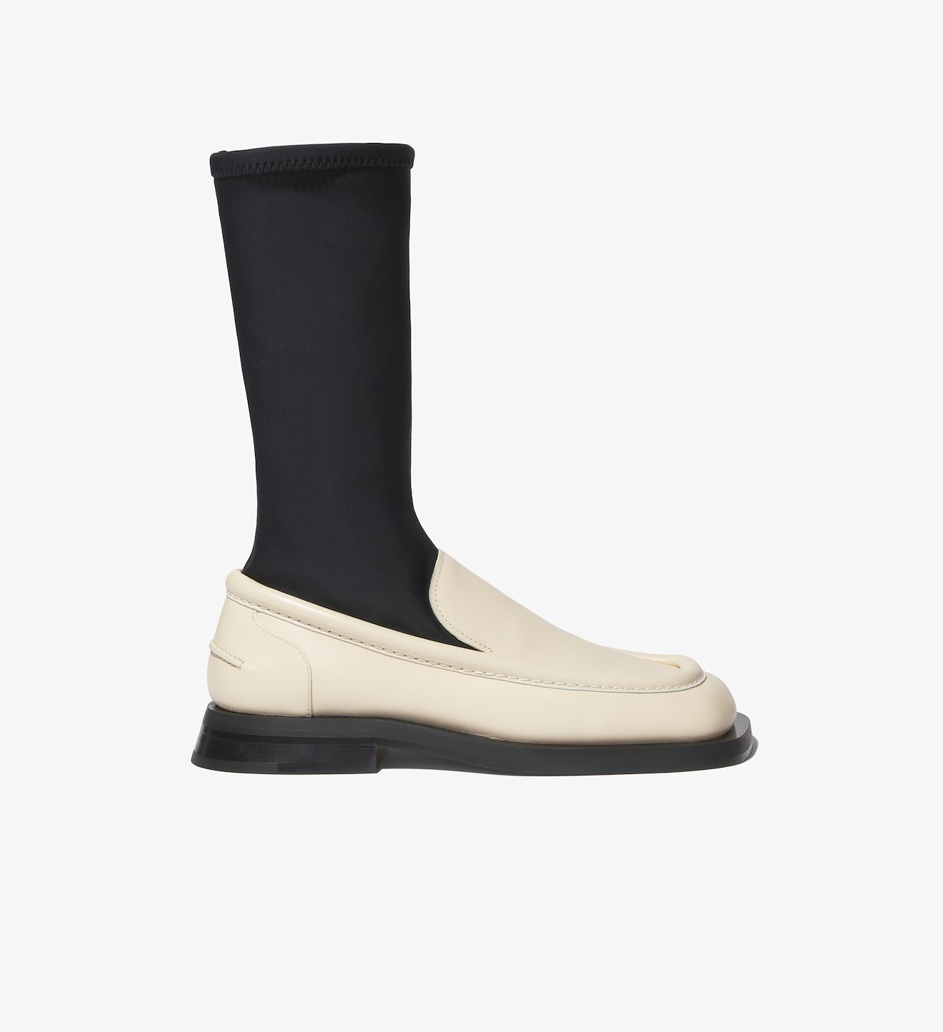 Square Loafer Stretch Boots