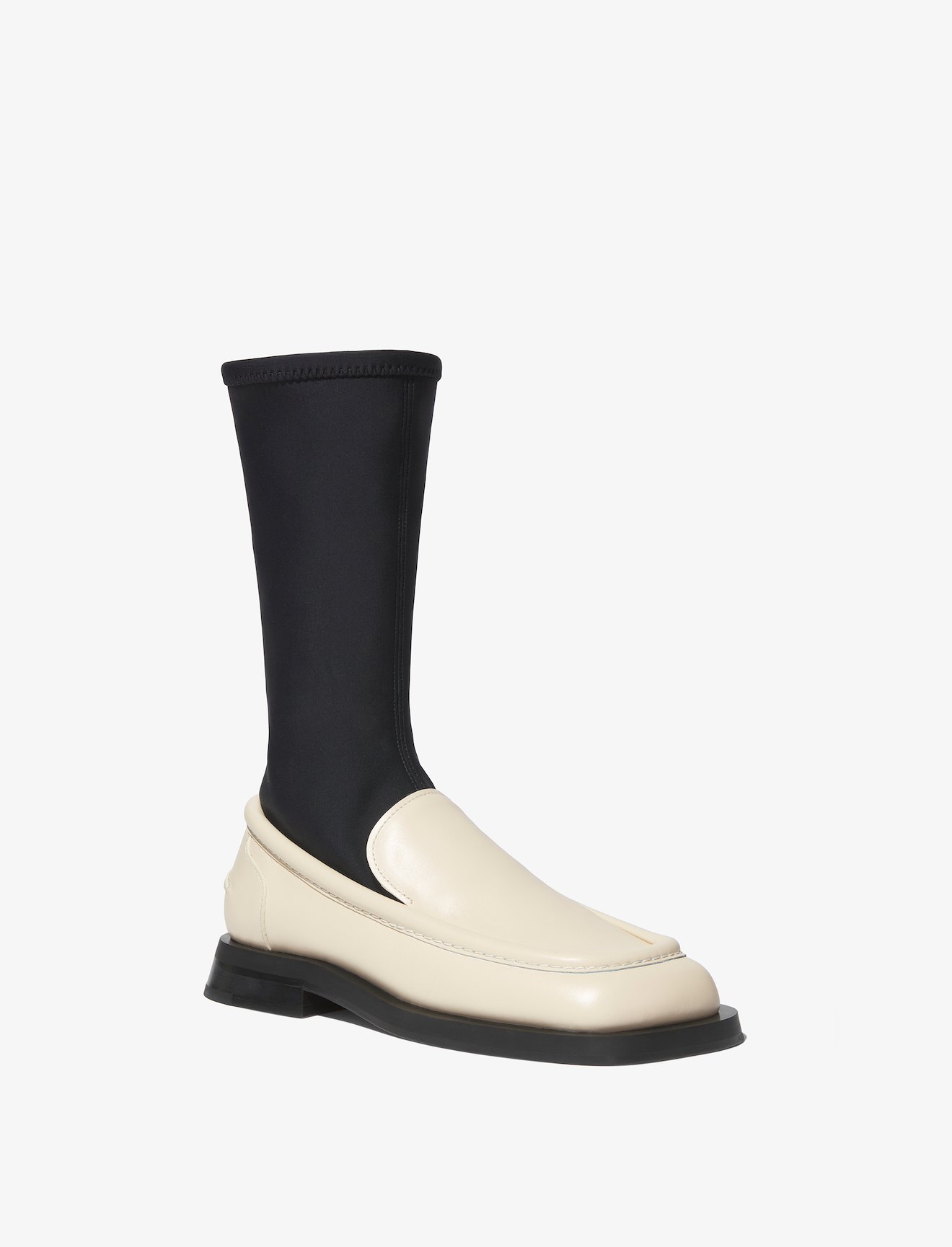 Square Loafer Stretch Boots #1