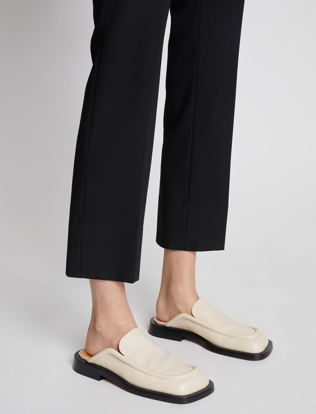 Square Loafer Mules #4