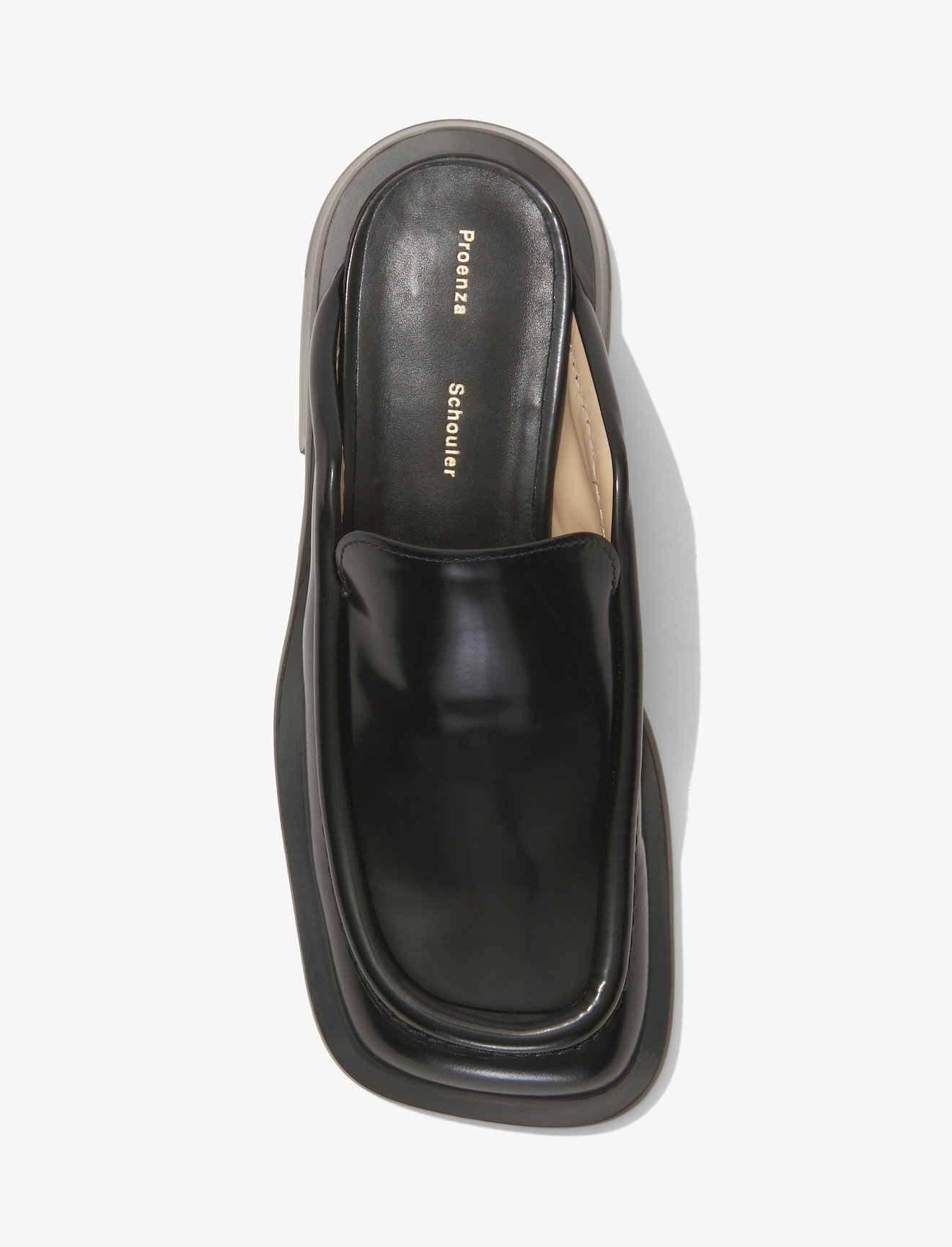 Square Loafer Mules in black | Proenza Schouler